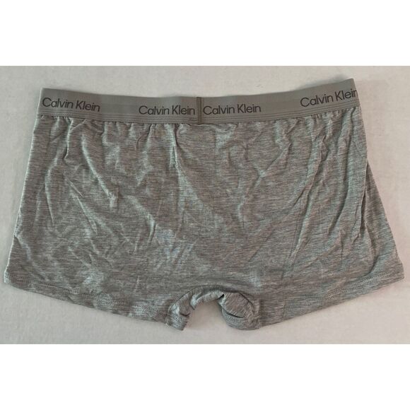 CALVIN KLEIN Ultra Soft Men’s Sz Large Modal Grey Gray Trunk Underwear - Picture 2 of 4